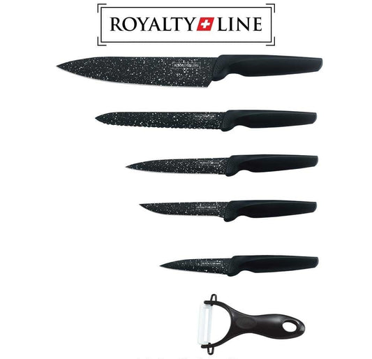 Royalty Line set noževa – 5 noževa + ljuštilica