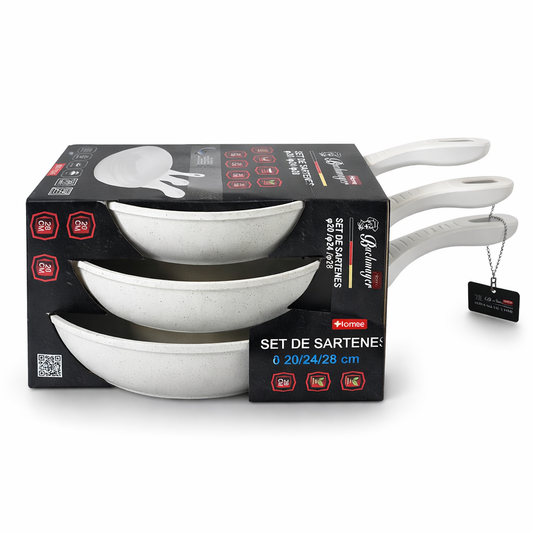 BACHMAYER Set tiganja 20,24,28cm